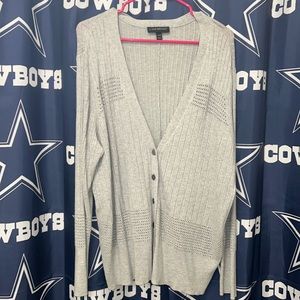 NWOT Lane Bryant grey lightweight cardigan Size 22/24